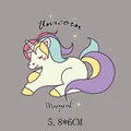 Autocollant licorne coloré transfert thermique pour patch vêtements DIY 5,8x6cm - Style Licorne (AT0156)