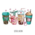 Nurse Fuel coffee and medical theme iron-on heat transfer decal for clothes 25X14CM - 25x14cm