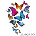 Patchs thermocollants papillons colorés pour vêtements, décorations 20,6x28,5 cm - 20.6x28.5cm