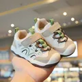Baskets fonctionnelles pour tout-petits avec semelles souples et velcro bébé - Size 20 (Inner Length 14cm) / Marron