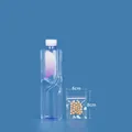 Petit sachet transparent à fermeture pression 6x8cm pour snacks et portions de thé - 6*8cm (Angle Droit) / Transparent