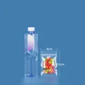 Petit sac en plastique transparent refermable 8x12cm pour l'emballage d'aliments - 8*12cm (Angle Droit) / Transparent