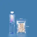 Petit sachet transparent épais à fermeture à glissière pour snacks, référence taille 10x15cm - 10*15cm (Coin Arrondi) / Transparent