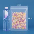 Frosted food grade ziplock stand up packaging bag measuring 17x24cm for snacks and tea. - Round Corner Frosted / 17x24cm (100pcs/Pack)