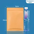 Self-sealing flat bottom kraft paper stand-up pouch, 16x23cm moisture-proof bag - Flat Bottom Style / 16*23cm (25 Silk)