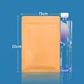 Flat bottom aluminum-coated kraft paper self-sealing pouch in 15x22cm size for tea storage - Flat Bottom Style / 15*22cm (25 Silk)