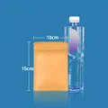 10x15cm Flat bottom kraft paper stand up pouch with resealable zipper for tea packaging - Flat Bottom Style / 10*15cm (25 Silk)