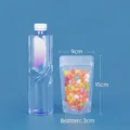 Sachet stand-up givré transparent avec fermeture éclair pour aliments, variante 9x15x3cm - 9*15+3cm 20 Soie