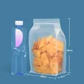 Translucent eight-side seal stand-up pouch for snacks and nuts, size 16x26x8cm. - Frosted Style / 16*26+8cm