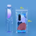 Sachet refermable transparent et étanche pour protection de téléphone, 10x20cm - 10x20 cm (100 Pièces)