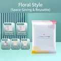 Space-saving vacuum compression bags for clothes and quilts, available in 5 sizes - 60*40 / Flower