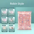 Pink robin pattern vacuum storage bag available in multiple sizes for quilts and clothes - 60*40 / Robin Bird