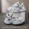Stylish silver mesh sneakers for girls, breathable and durable sports shoes for active kids - 26 / Silver