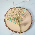 Colorful artificial heart berry foam stem arrangement for home decor and gifting. - Heart Berry Branch