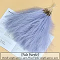 43cm Light Purple Artificial Pampas Grass Bundle for Nordic Home Decor and Weddings - Light Purple