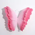 Großer Schaumstoff-Schmetterling in Rosa-Verlauf für Hochzeits- und Mall-Dekoration. - Rosa
