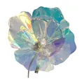 Grande fiore decorativo olografico iridescente per matrimoni e centri commerciali - Fiore / 60CM