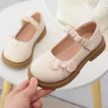 Chaussures Mary Jane rétro en crème pour filles avec semelle souple - 26 / Style Mary Jane / Blanc