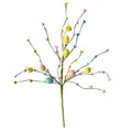 Colorful Easter egg berry branch with decorative bees for spring home decor arrangement - 50cm Easter Egg Pick Style 2