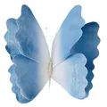 Mariposa decorativa de fieltro degradado azul para adornos de boda - Degradado Azul