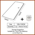 100x150cm Vakuum-Aufbewahrungsbeutel für Matratzen und Spielzeug mit elektrischer Pumpe - Beutel + Elektropumpe / 100x150cm (1er-Pack)