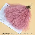 Artificial pampas grass in rose red color for elegant home and wedding table decoration - Rose Red