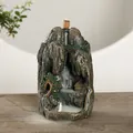 Berg waterval backflow wierookbrander van hars voor meditatie en huisdecoratie - Lange Waterval-Dichter Stijl