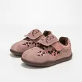 Gezellige roze sneakers met luipaardprint voor meisjes met warme zachte fleecevoering - Roze Ongevoerd
