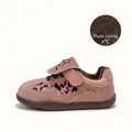 Roze sportsneakers voor meisjes met luipaardprint en warme fleecevoering voor de winter - Roze Gevoerd