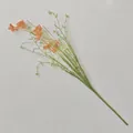 Close-up detail of realistic orange simulation small daisy branch for home table decor - Orange