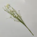 Eleganter künstlicher weißer Gänseblümchenzweig für minimalistische Tischdekoration - Creme
