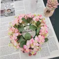 Bouquet di piccoli fiori selvatici artificiali rosa per centrotavola di matrimonio - Rosa