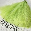 Artificial pampas grass in bright green for Nordic home and wedding floral decor - Dyed Green 1#