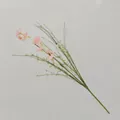 Artificial pink flowers on green decorative branches for elegant home table decor - Pink