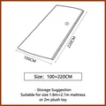 Vakuum-Aufbewahrungsbeutel für 1,8m x 2,1m Matratzen und 2m Plüschtiere, 100x220cm. - Nur Beutel / 100x220cm (1er-Pack)
