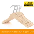 Cintres pour enfants en bois naturel de haute qualité, longueur 32 cm, épaisseur 1,1 cm - 1 Pièce / Style Enfant Naturel Non Verni