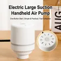 Portable electric vacuum pump for storage bags, high suction power white model, fast air suction - Electric Pump (Universal Model)