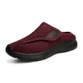 Chaussure de détente bordeaux en maille respirante pour femme à sangle - 35 / Bordeaux
