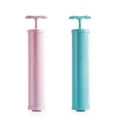 Manual vacuum hand pump for space saving storage bags, available in pink and blue - Large Hand Pump