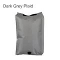 Durable dark grey grid pattern airtight compression storage bag for clothes and luggage - Large 62x33x17 / Dark Gray Plaid