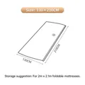 Abmessungen des großen Vakuum-Aufbewahrungsbeutels für Matratzen von 2 m x 2,1 m - Nur Beutel / 130x210cm (1er-Pack)
