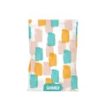 Colorful brushstroke pattern hand-roll vacuum storage bag for travel clothes and quilts - Large 100*70 / Oil Painting