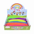 Detailed view of colorful dinosaur stretchy sensory fidget toys in a professional display box - Dinosaur / 40 Pieces/Box Set