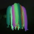 Colorful glow-in-the-dark dinosaur fidget stretch toy for stress relief and fun - Luminous Dinosaur Style