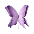 Große doppelschichtige 3D Papier-Schmetterling Deko in Lila für Hochzeiten - Lila Verlauf