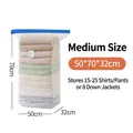 Thickened 3D vacuum storage bag medium size 50x70x32cm for clothes - M / 50*70*32cm (Pump-free 3D)