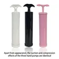 Pompe d'aspirazione manuali per sacchetti sottovuoto in colore bianco, nero e rosa - Modello Manuale / Pompa Manuale
