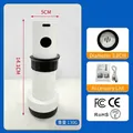 Compact wireless electric vacuum pump for storage bags with USB charging cable - White Wireless Style / White