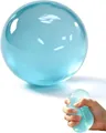 Light blue translucent maltose squeeze ball for stress relief and sensory play - Maltose Mint Blue