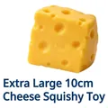 Simulation yellow cheese squishy toy 10cm extra large slow rebound stress relief model - 10cm / Cheese / OPP Bag